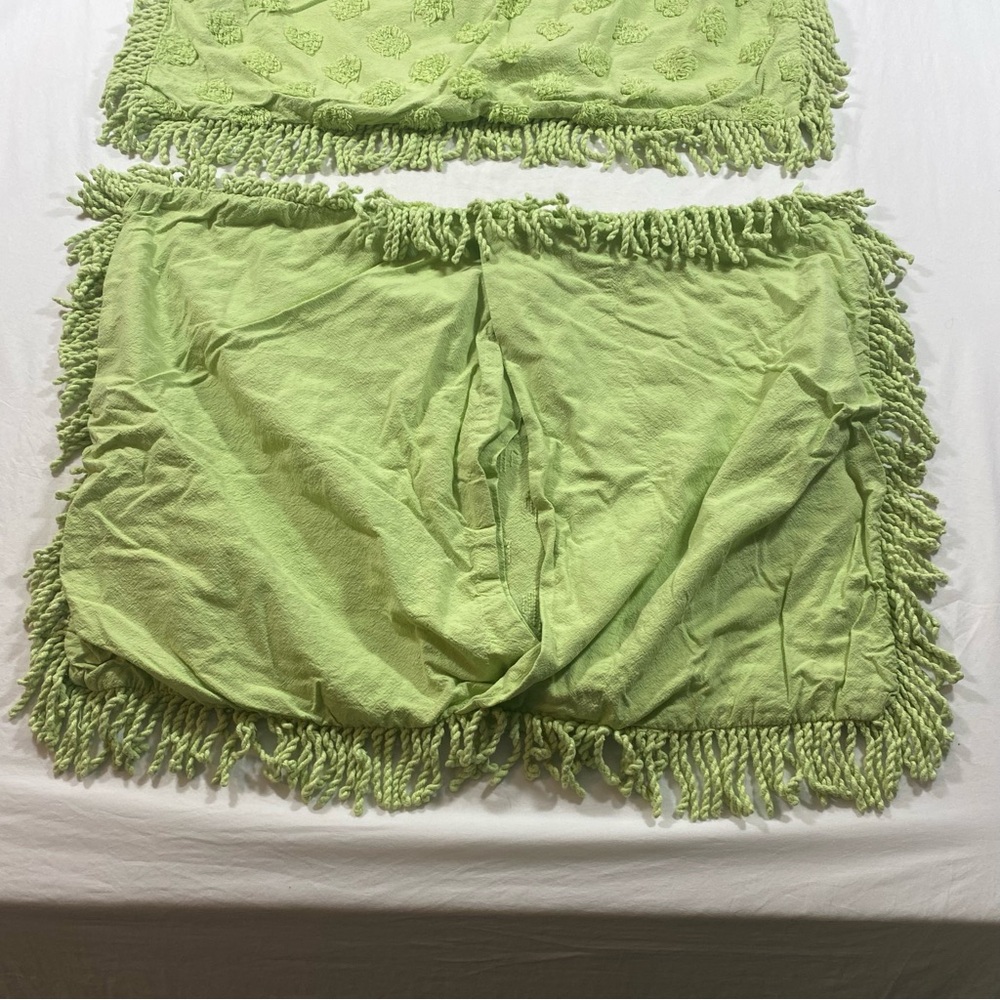 Green Textured pillow Shams pillow cases Retro Shams - Picture 4 of 4